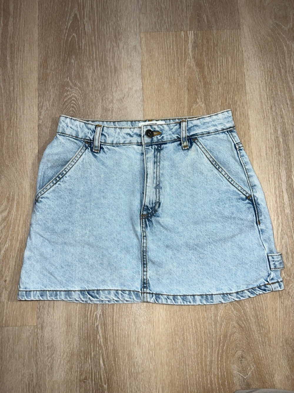 Cotton On Light Blue Denim Mini Skirt